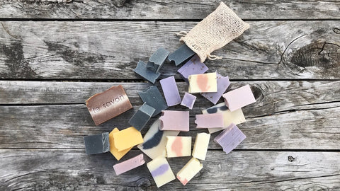 le savon, Stückseifen, En gros, Ab Manufaktur, Seifensäckchen, Soap saver