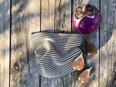 Le Savon, www.lesavon.ch, Spültuch Bio Baumwolle / Spültuch / Scheuertuch / Lappen / Topflappen, Swiss Made, Stricken, Gestrickt, Baumwolle, gesticktes Spültuch, gestrickt, Schweiz, Schweizer Handwerk, Küche, Küchentextilien, Kitchen clothing