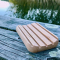 Seifenschale, Seifenablage, Holzseifenschale, Wooden Soap Dish, Thermoholz, Buchenholz, Birnbaum